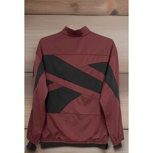 NWT Reebok Men's Track Jacket Identity Vector Tracktop Maroon-Full Zip XL Maroon